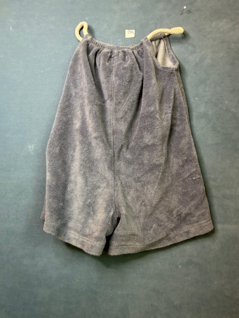 Zara Light Grey Blue Terry Baby Shorts 12-18 months - Picture 4 of 4